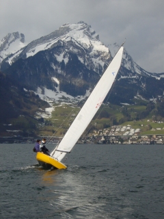Segelboot Dyas